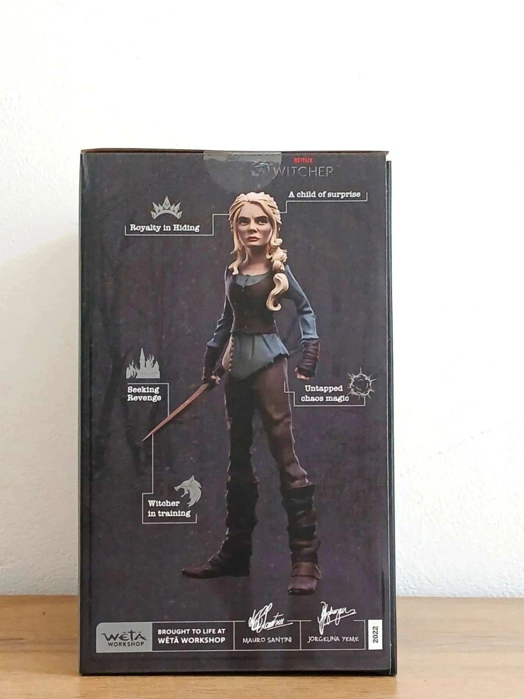 Figurinha Mini Epics Ciri de Cintra The Witcher Netflix Weta Workshop 15 cm – photo 2